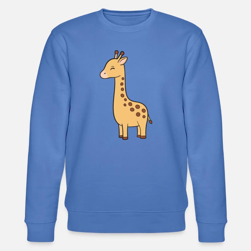 Giraffe - Stanley/Stella CHANGER Unisex Organic Sweatshirt - bright blue