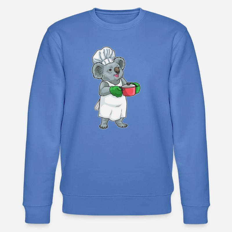 Cuisson en marmite de koala - Sweat bio CHANGER Stanley/Stella Unisexe - bleu