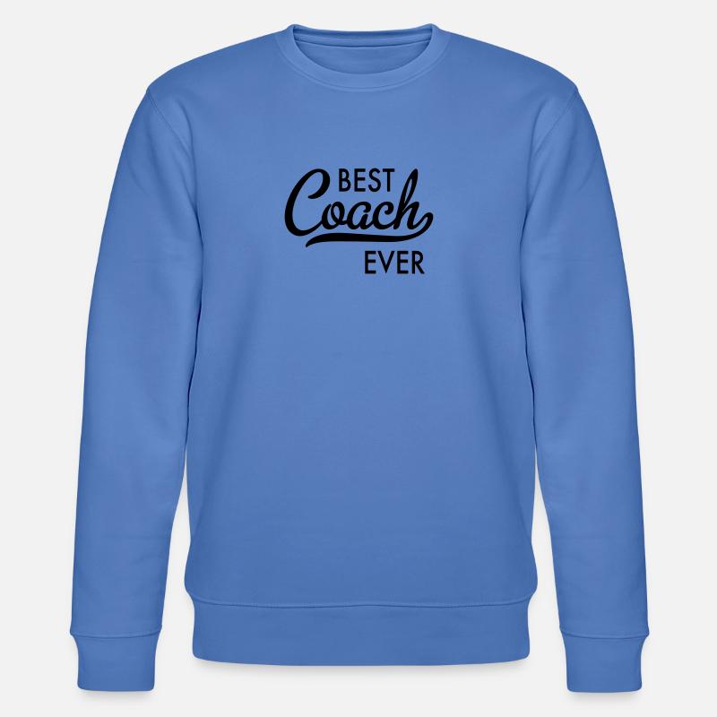 Bester Coach - Stanley/Stella Unisex Bio-Sweatshirt CHANGER  - Blau