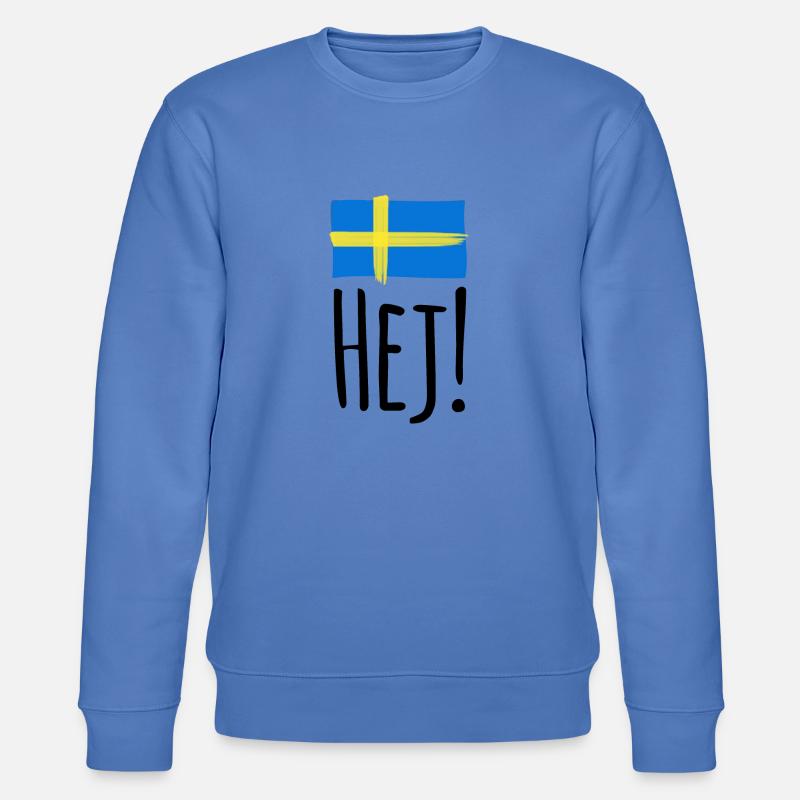 Hej Svenska Ting - Stanley/Stella Unisex Bio-Sweatshirt CHANGER  - Blau