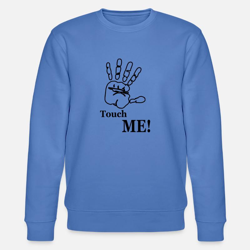 Touch Me! Hand - Stanley/Stella Unisex Bio-Sweatshirt CHANGER  - Blau