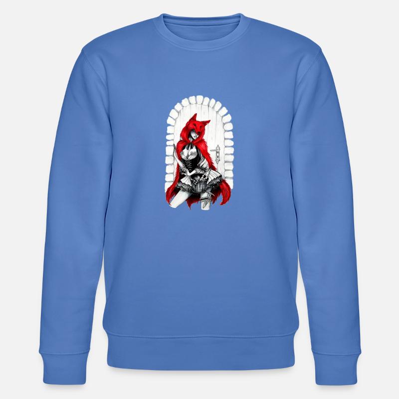 Rotkäppchen - Stanley/Stella Unisex Bio-Sweatshirt CHANGER  - Blau