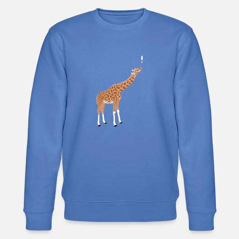 giraffe - Sweat bio CHANGER Stanley/Stella Unisexe - bleu