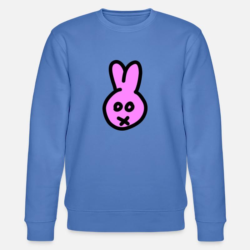 Bunny 2c - Stanley/Stella Unisex Bio-Sweatshirt CHANGER  - Blau