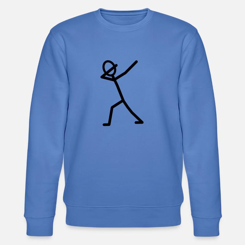 DAB DÄB Jubel Geschenkidee - Stanley/Stella Unisex Bio-Sweatshirt CHANGER  - Blau