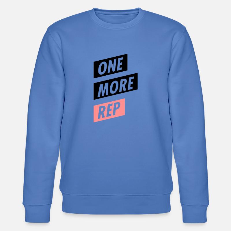 ONE MORE REP - Stanley/Stella Unisex Bio-Sweatshirt CHANGER  - Blau