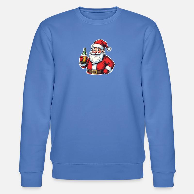 Nikolaus Bierfreude  - Stanley/Stella Unisex Bio-Sweatshirt CHANGER  - Blau