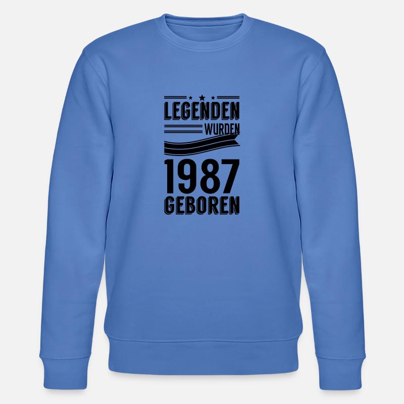 1987 - Stanley/Stella Unisex Bio-Sweatshirt CHANGER  - Blau