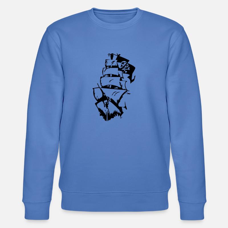 Piratenschiff - Stanley/Stella Unisex Bio-Sweatshirt CHANGER  - Blau