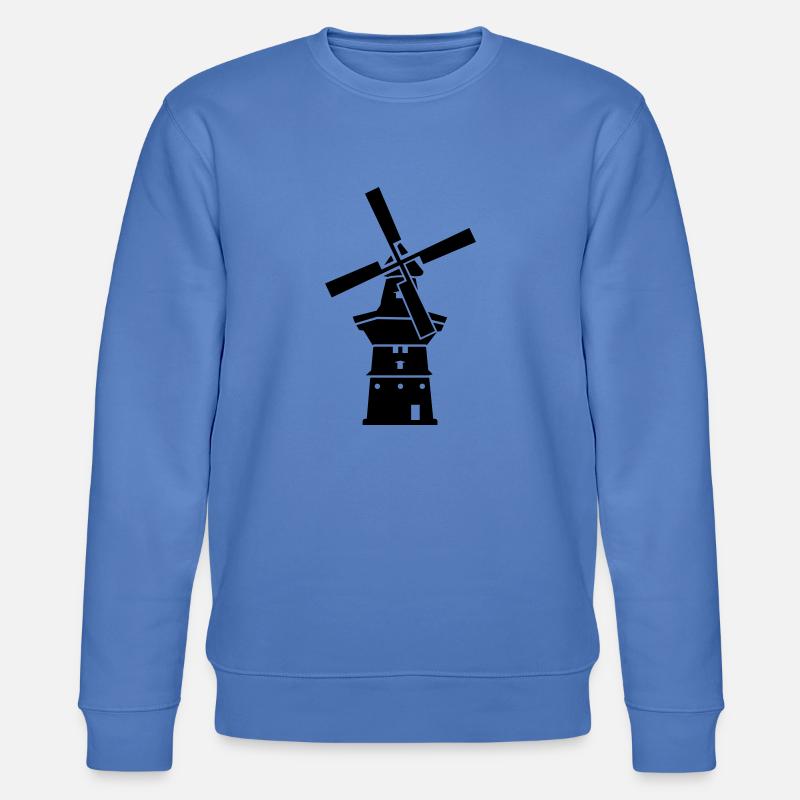 Moulin à vent - Sweat bio CHANGER Stanley/Stella Unisexe - bleu