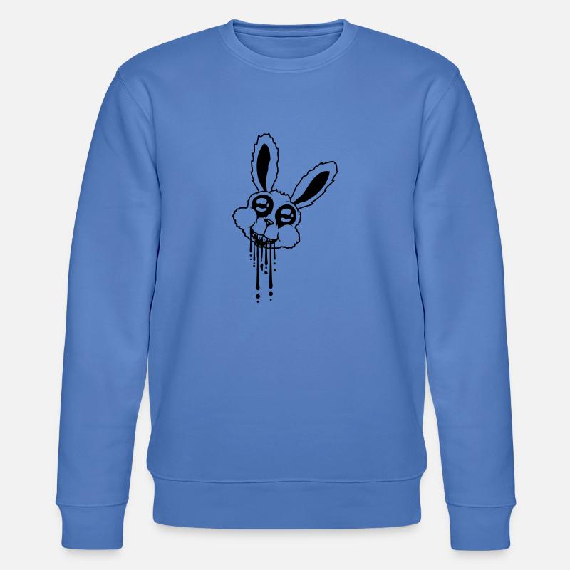 Kopf Hase Blut - Stanley/Stella Unisex Bio-Sweatshirt CHANGER  - Blau