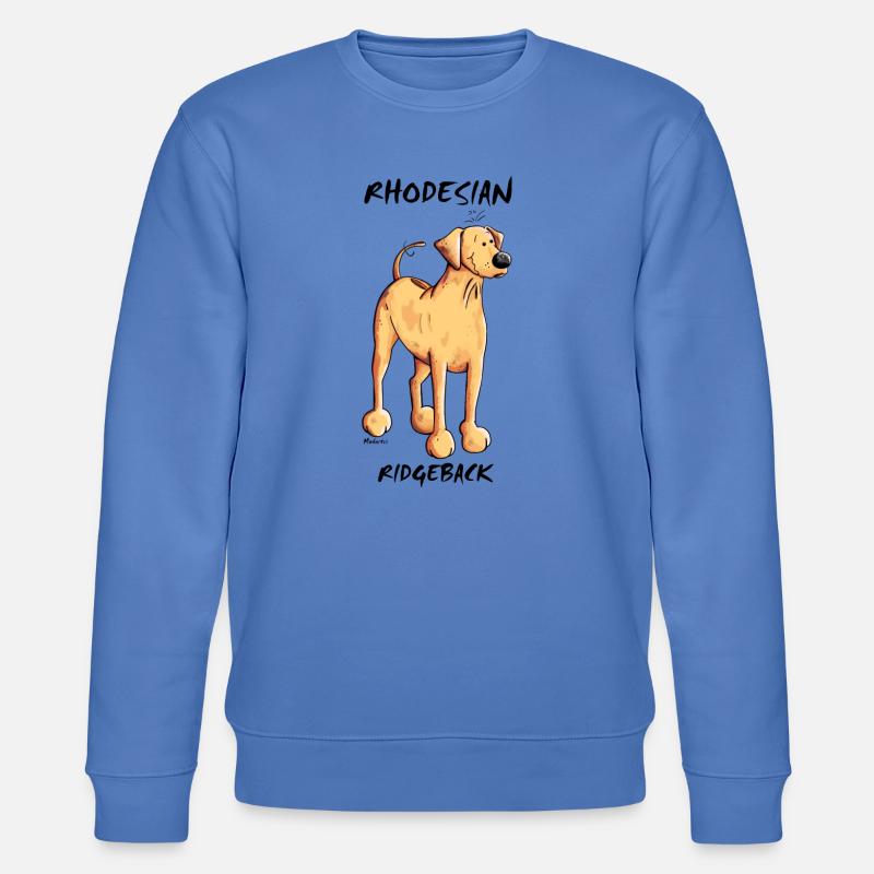Funny Rhodesian Ridgeback - Stanley/Stella Unisex Bio-Sweatshirt CHANGER  - Blau