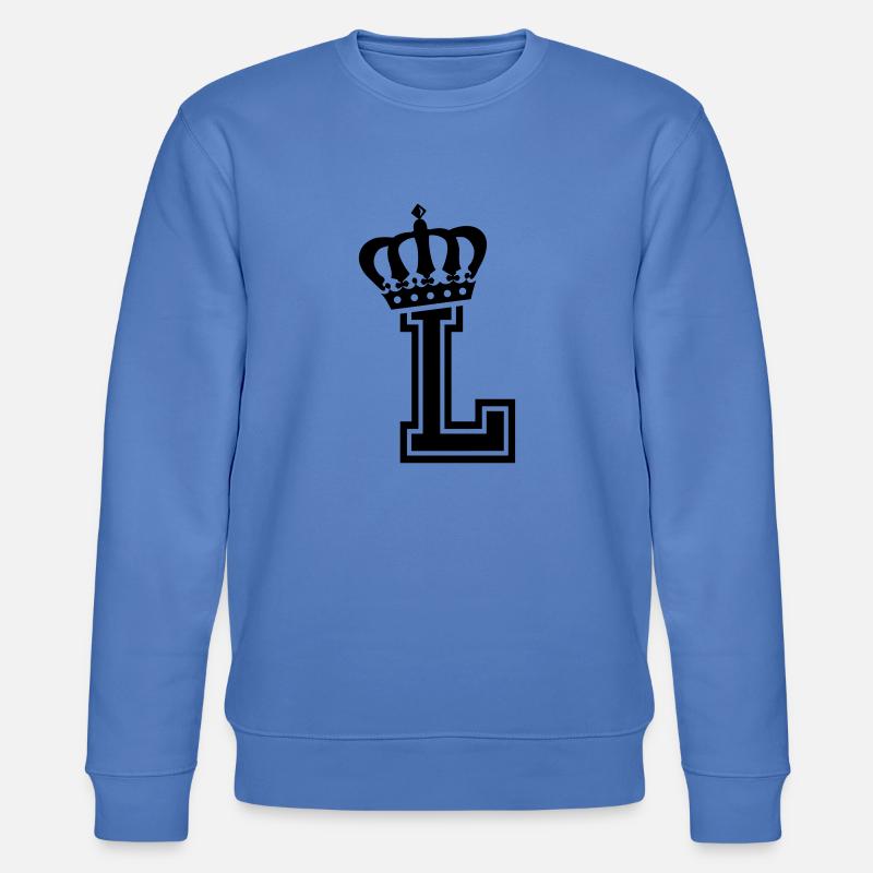 Buchstabe L - Stanley/Stella Unisex Bio-Sweatshirt CHANGER - Blau