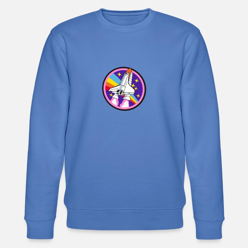 Space Shuttle - Stanley/Stella Unisex Bio-Sweatshirt CHANGER  - Blau