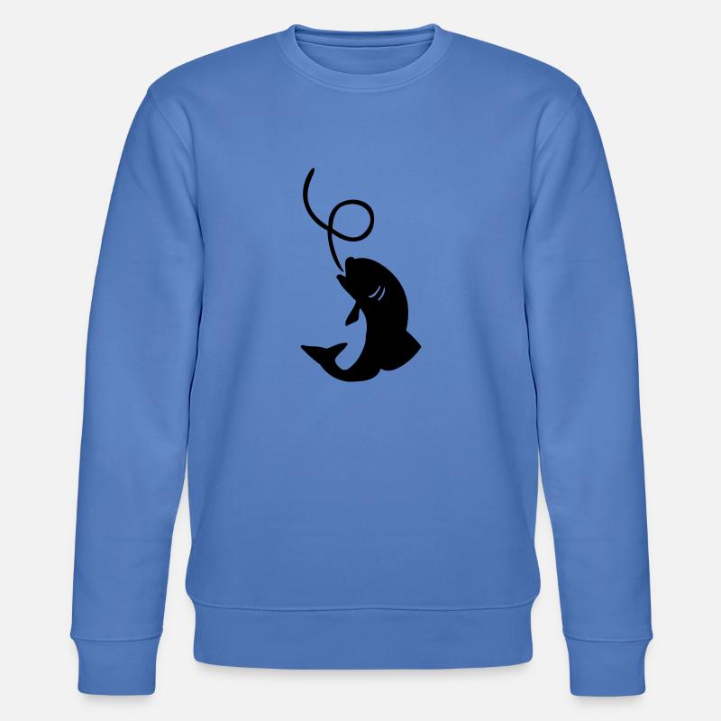 Poisson Pêche - Sweat bio CHANGER Stanley/Stella Unisexe - bleu