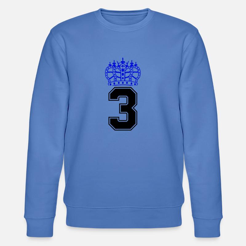 3 couronnes - Sweat bio CHANGER Stanley/Stella Unisexe - bleu