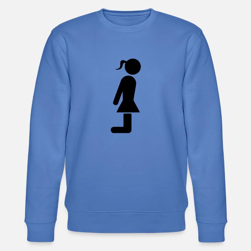 BDSM SUB - Stanley/Stella Unisex Bio-Sweatshirt CHANGER  - Blau