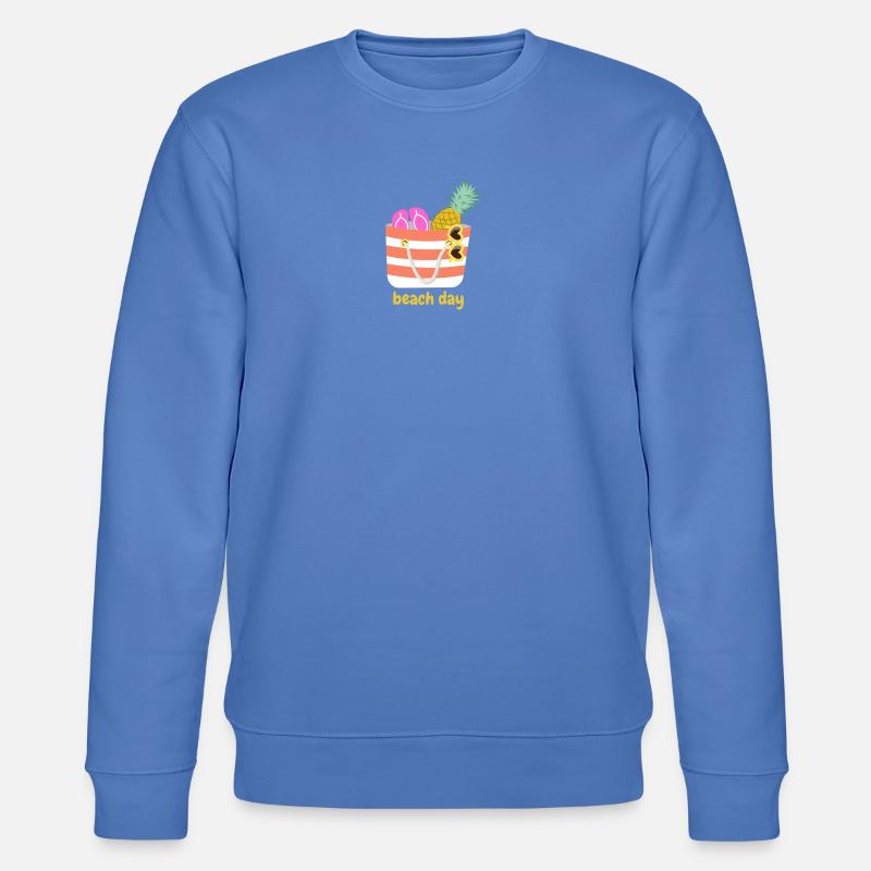Beach day - Stanley/Stella Unisex Bio-Sweatshirt CHANGER  - Blau