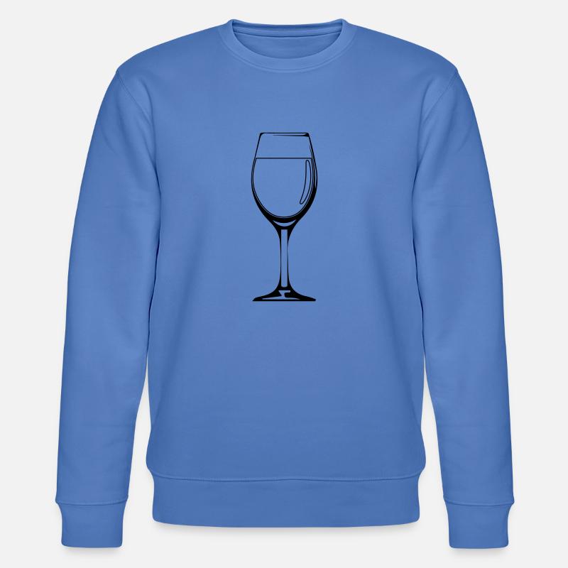 wein weinglas - Stanley/Stella Unisex Bio-Sweatshirt CHANGER  - Blau