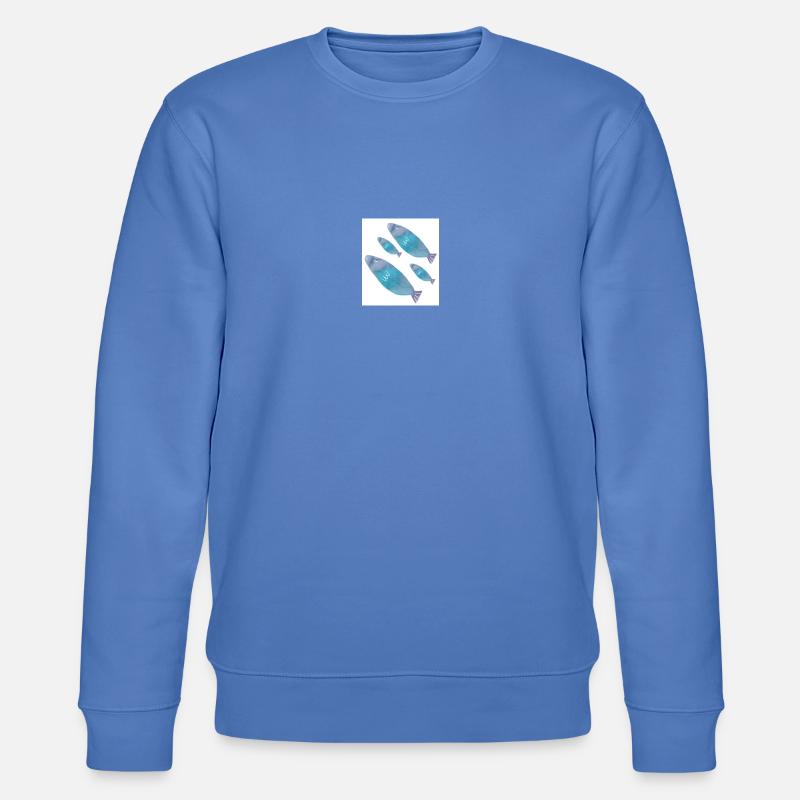 Fische - Stanley/Stella Unisex Bio-Sweatshirt CHANGER  - Blau