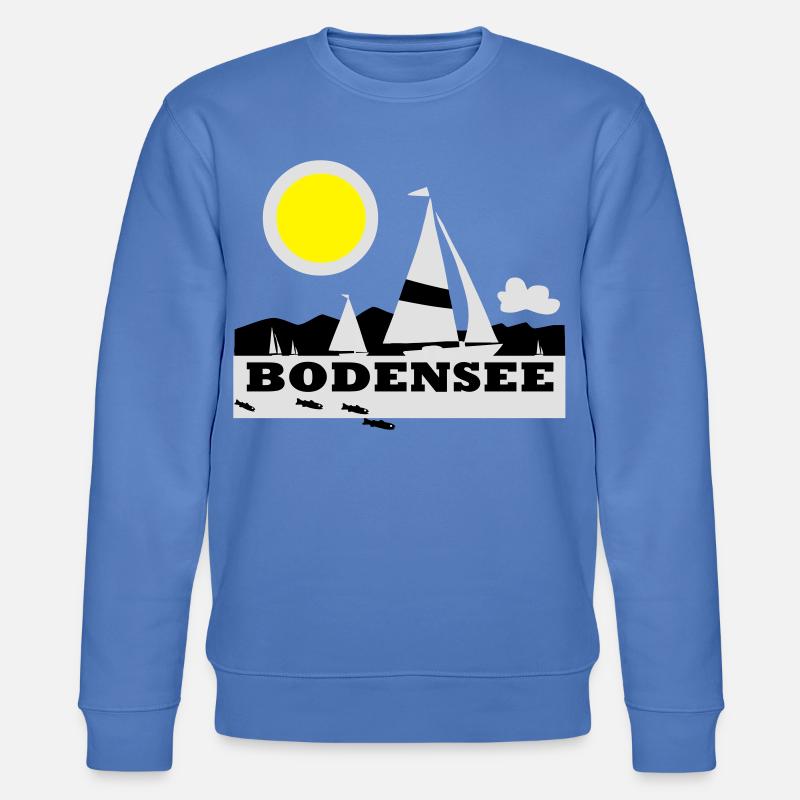 Bodensee Segeltraum - Stanley/Stella Unisex Bio-Sweatshirt CHANGER  - Blau