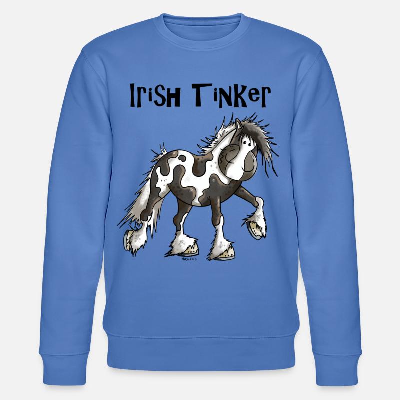 Tracy der Irish Tinker - Stanley/Stella Unisex Bio-Sweatshirt CHANGER  - Blau
