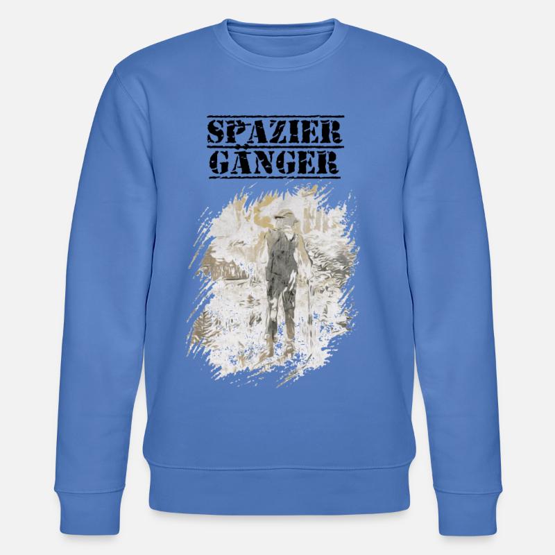 Spaziergänger - Stanley/Stella Unisex Bio-Sweatshirt CHANGER - Blau