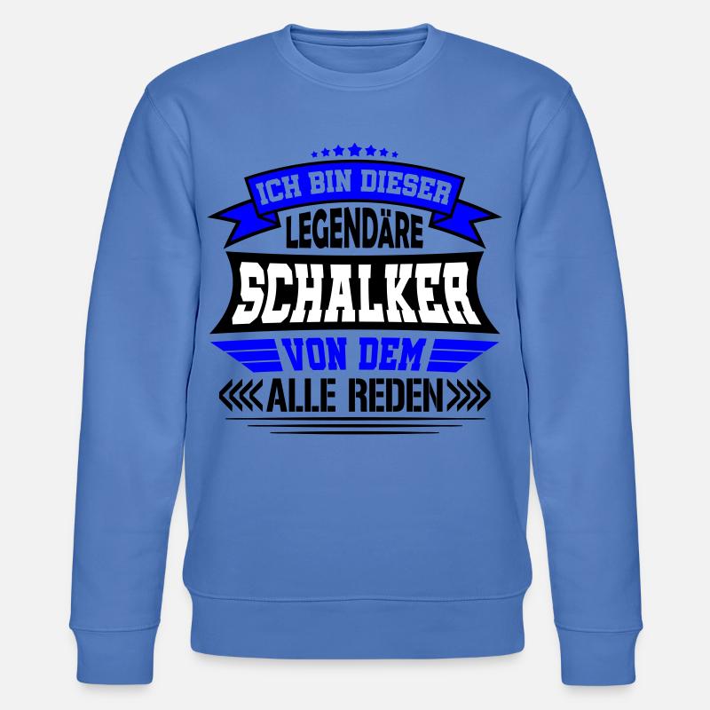Legendärer Schalker | Farben änderbar - Stanley/Stella Unisex Bio-Sweatshirt CHANGER  - Blau