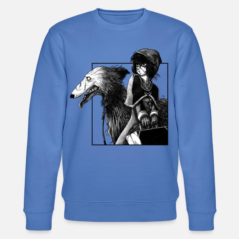 Chaperon noir - Sweat bio CHANGER Stanley/Stella Unisexe - bleu