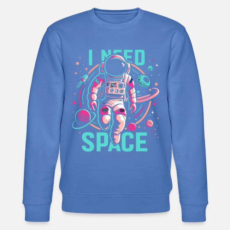J’ai besoin d’astronaute de l’espace - Sweat bio CHANGER Stanley/Stella Unisexe - bleu