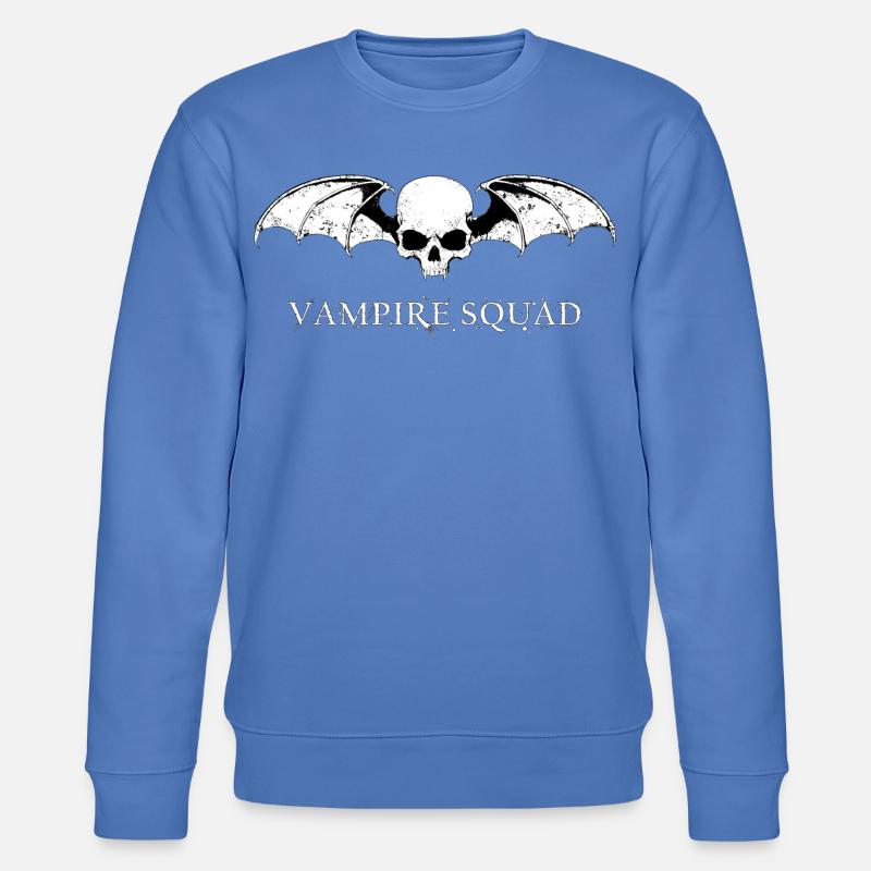 Vampire Squad Weiß - Stanley/Stella Unisex Bio-Sweatshirt CHANGER  - Blau