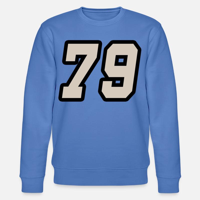 Nummer neunundsiebzig 79 - Stanley/Stella Unisex Bio-Sweatshirt CHANGER  - Blau