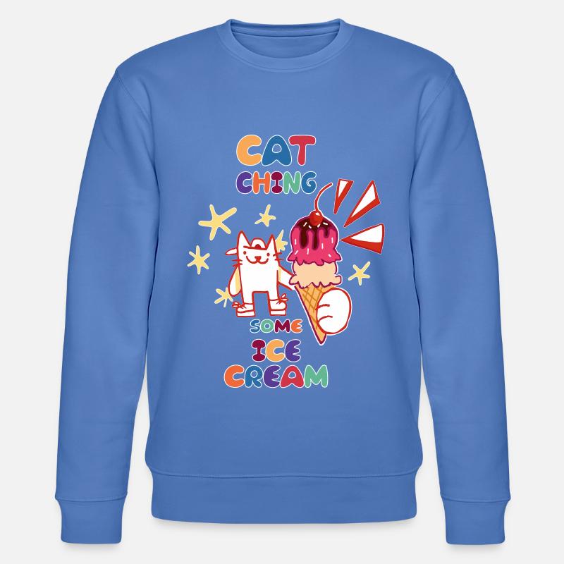 Ein Eis fangen - Stanley/Stella Unisex Bio-Sweatshirt CHANGER  - Blau