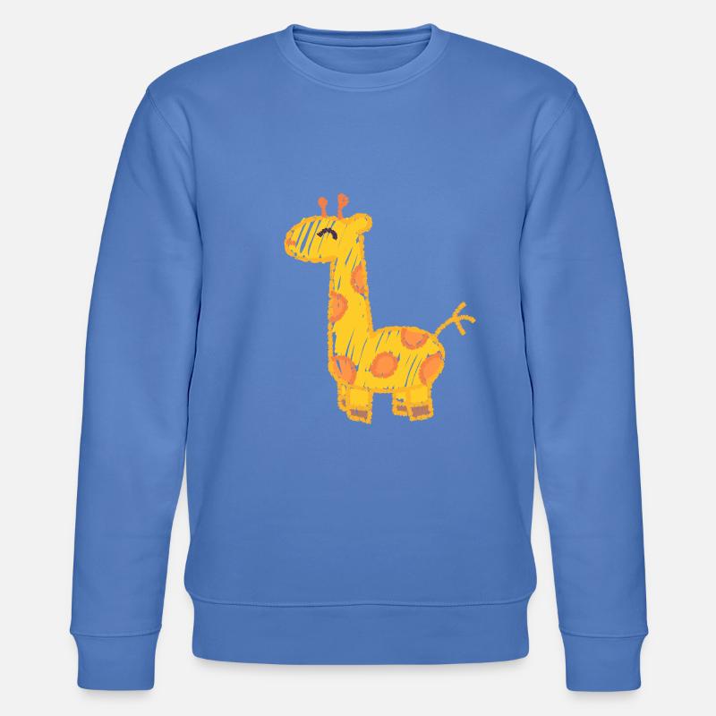 Die Elegante Giraffe - Stanley/Stella Unisex Bio-Sweatshirt CHANGER  - Blau