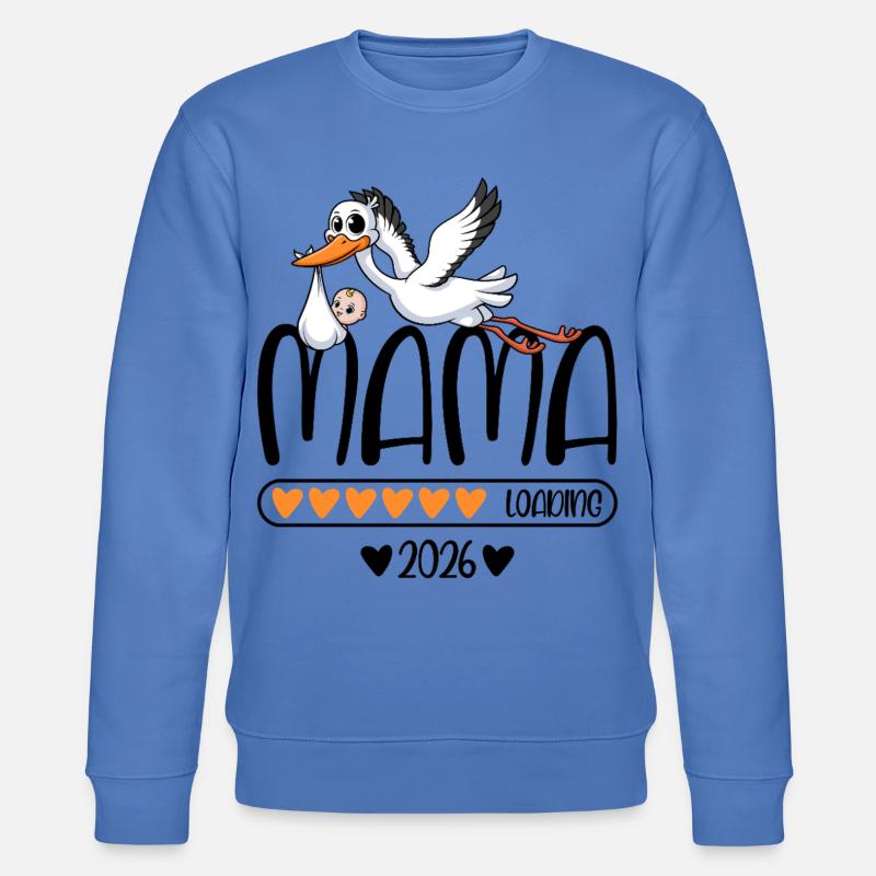 Mama 2026 loading - Stanley/Stella Unisex Bio-Sweatshirt CHANGER  - Blau