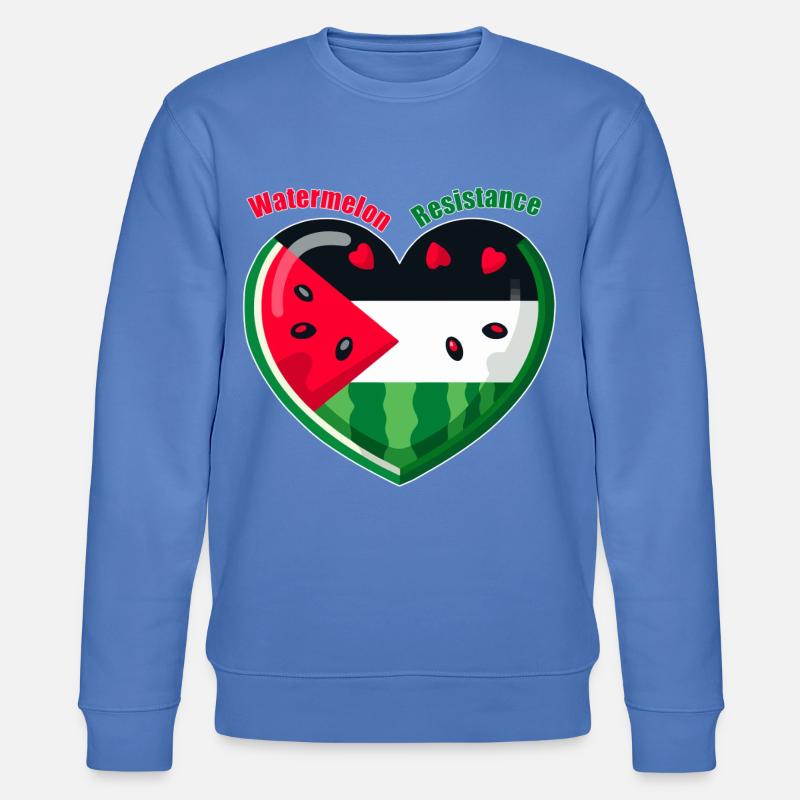 Resistenz der Wassermelone - Stanley/Stella Unisex Bio-Sweatshirt CHANGER  - Blau