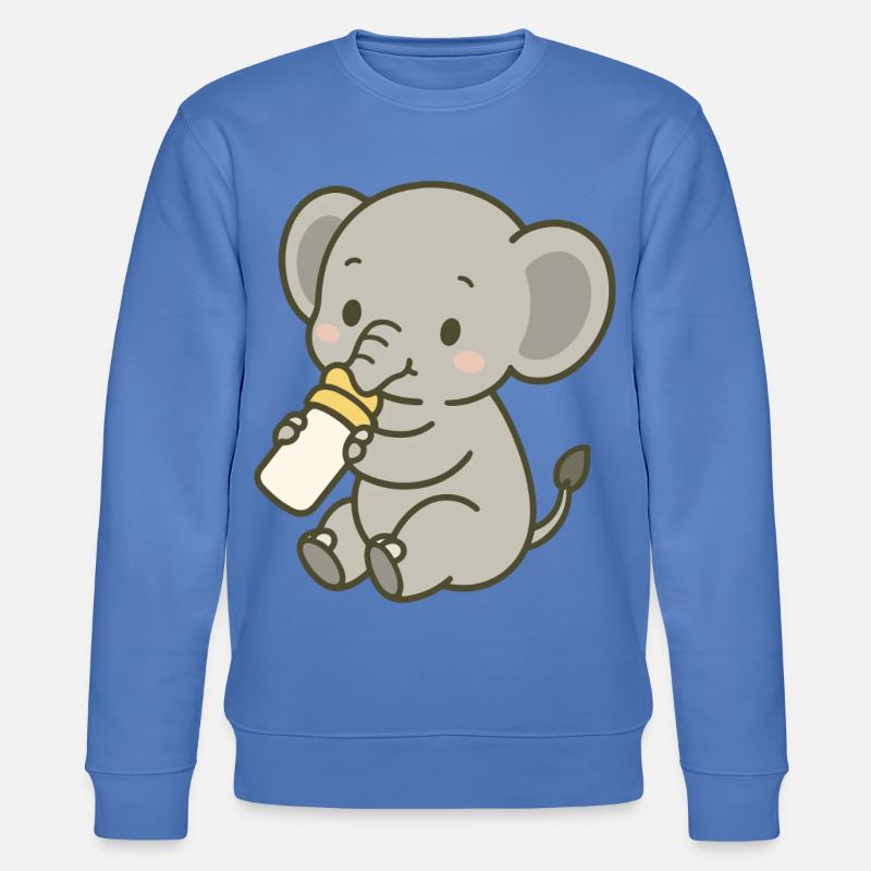 Tiny Trunk Sip - Stanley/Stella Unisex Bio-Sweatshirt CHANGER  - Blau