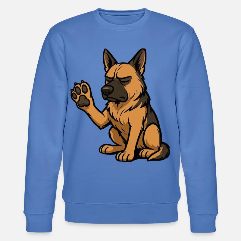 Deutscher Schäferhund Schäferhunde Schäferhunde - Stanley/Stella Unisex Bio-Sweatshirt CHANGER  - Blau