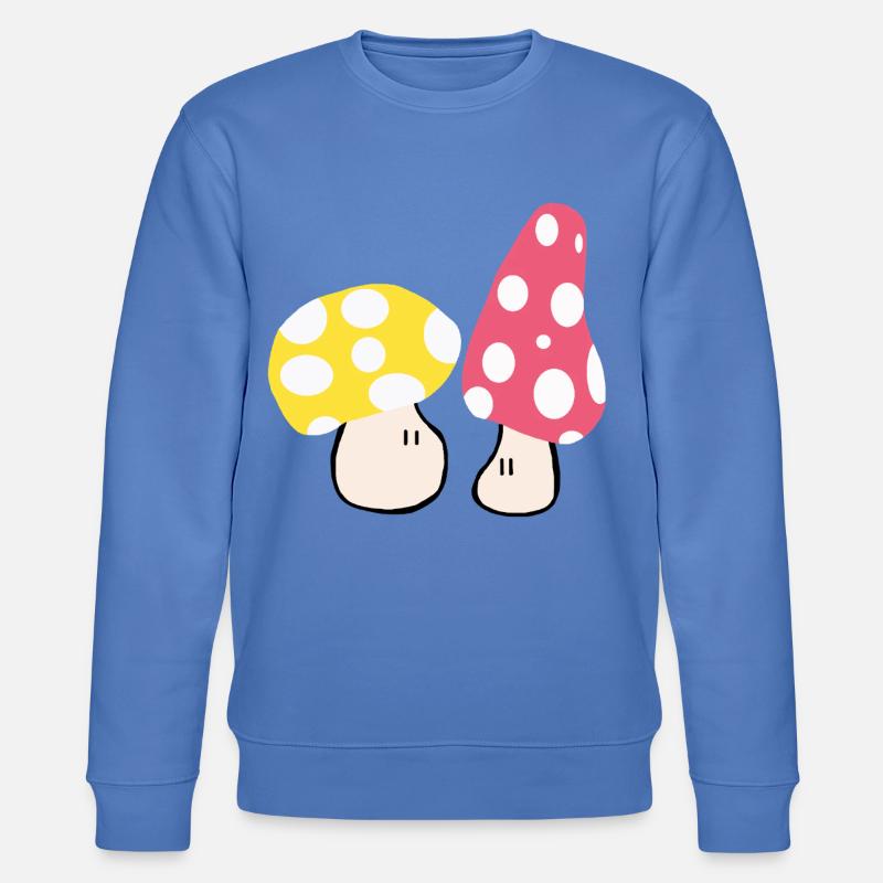Herbstliche Pilze - Stanley/Stella Unisex Bio-Sweatshirt CHANGER - Blau