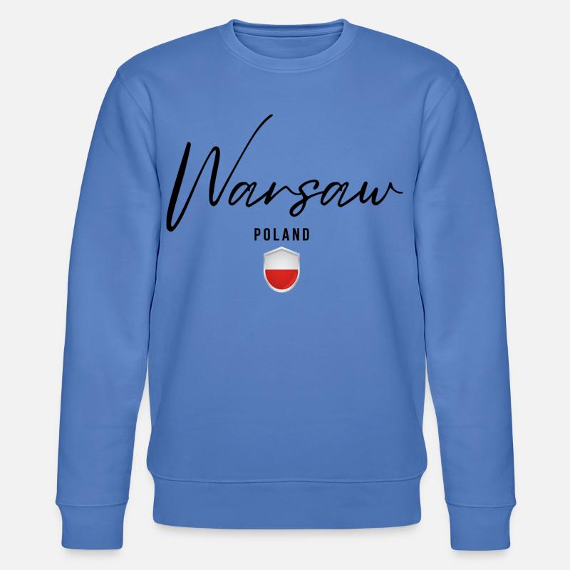 Conception élégante Varsovie, Varsovie Pologne - Sweat bio CHANGER Stanley/Stella Unisexe - bleu