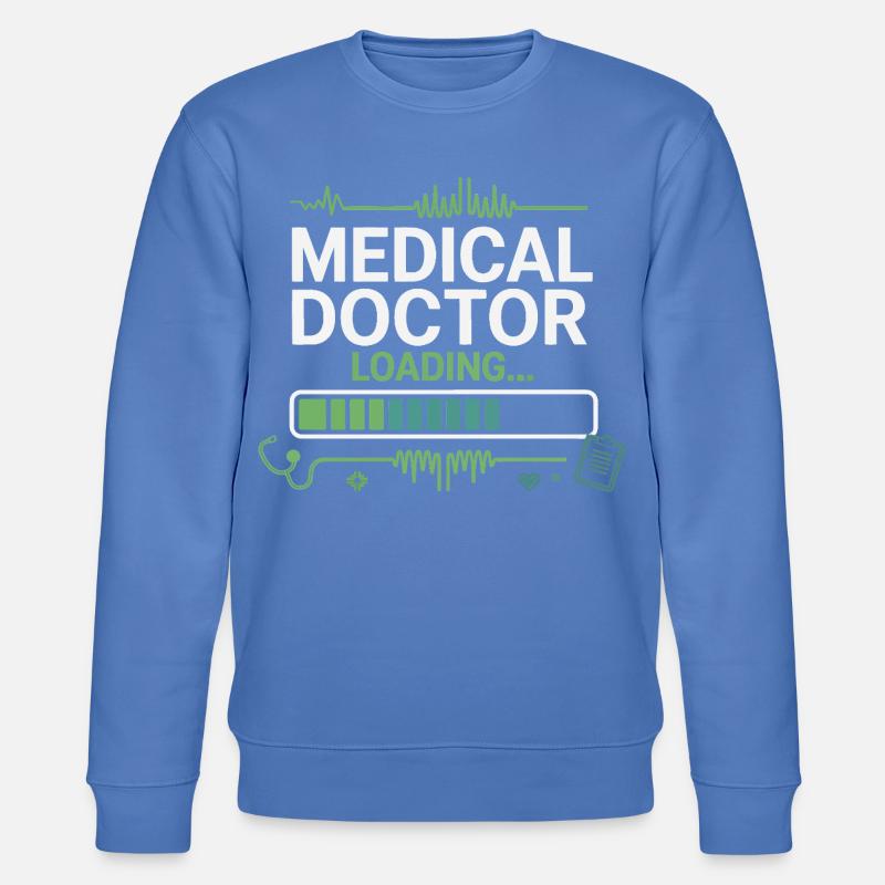 Medizinischer Doktor Loading - Stanley/Stella Unisex Bio-Sweatshirt CHANGER  - Blau