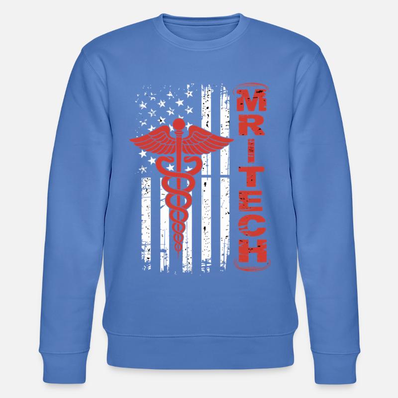 Drapeau Caducée rouge de MedTech - Sweat bio CHANGER Stanley/Stella Unisexe - bleu