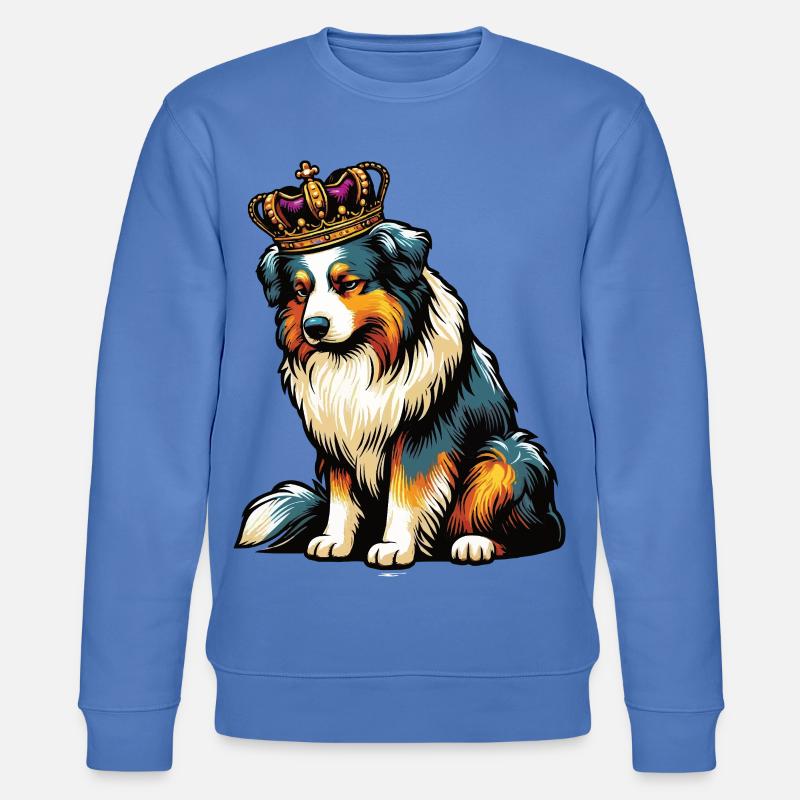 Australian Shepherd Aussie Aussiebesitzer Aussies - Stanley/Stella Unisex Bio-Sweatshirt CHANGER  - Blau