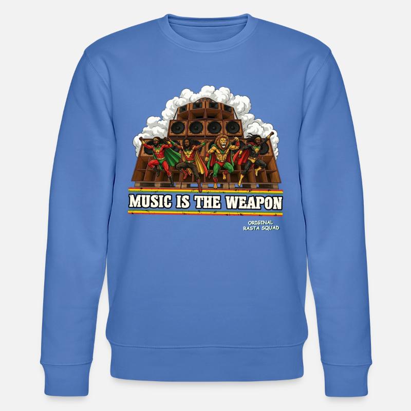 Original Rasta Squad - Stanley/Stella Unisex Bio-Sweatshirt CHANGER - Blau