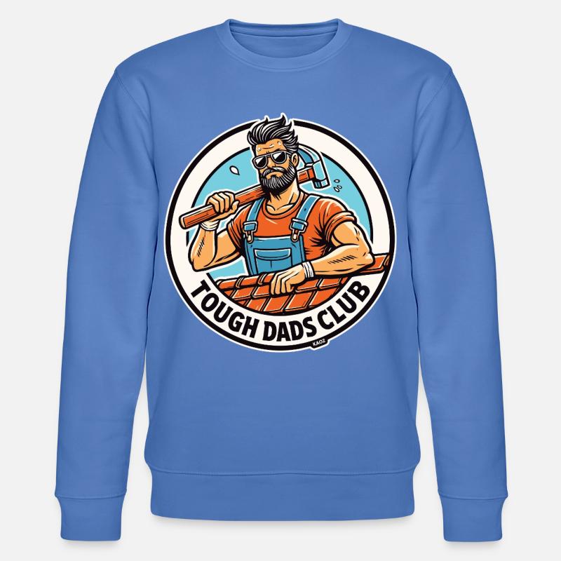 Harte Väter Heimwerker Club - Stanley/Stella Unisex Bio-Sweatshirt CHANGER  - Blau