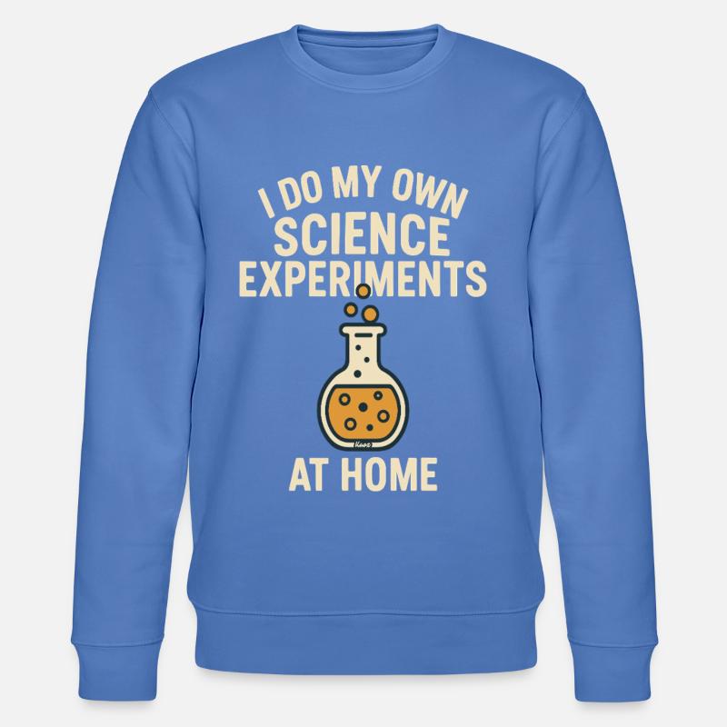 Eigenständige Wissenschaft Experimente Zu Hause - Stanley/Stella Unisex Bio-Sweatshirt CHANGER  - Blau