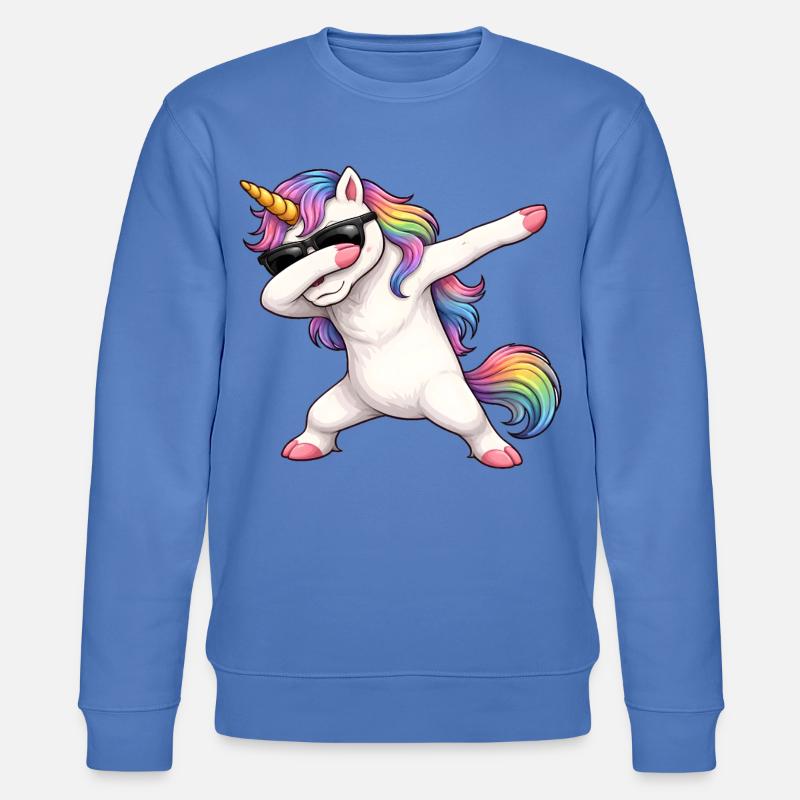 Dabbing Licorne - Sweat bio CHANGER Stanley/Stella Unisexe - bleu
