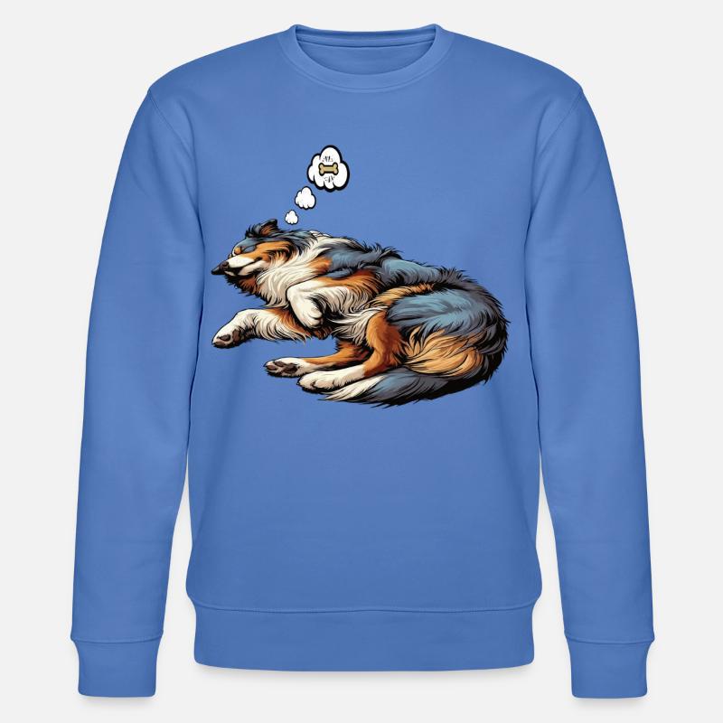 Australian Shepherd Aussie Aussiebesitzer Aussies - Stanley/Stella Unisex Bio-Sweatshirt CHANGER  - Blau