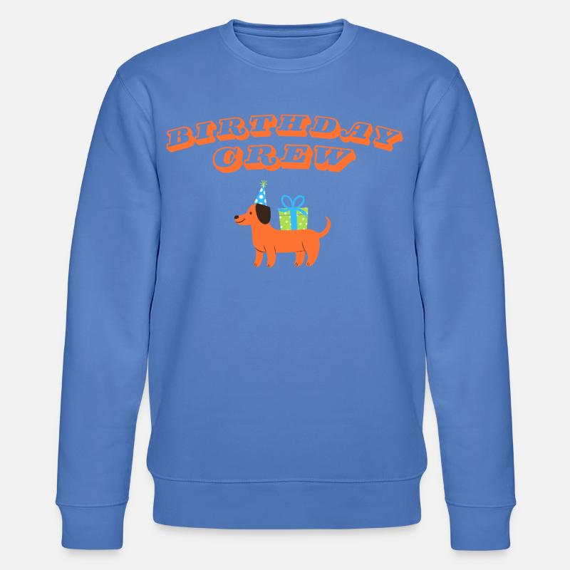 Happy Birthday - Stanley/Stella CHANGER Unisex Organic Sweatshirt - bright blue