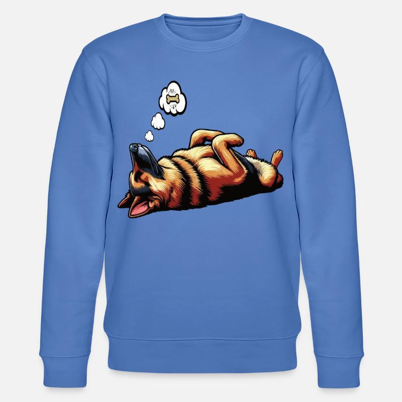 Deutscher Schäferhund Schäferhunde Schäferhunde - Stanley/Stella Unisex Bio-Sweatshirt CHANGER  - Blau